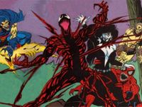 une photo d'Ã©cran de Spider-Man and Venom - Maximum Carnage sur Nintendo Super Nes